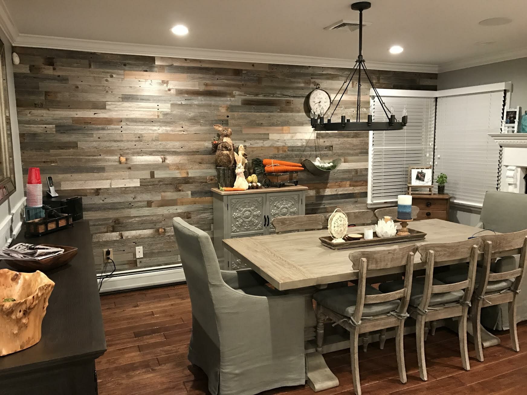 PlankandMill 3" Reclaimed Barnwood Peel and Stick Wall Paneling in